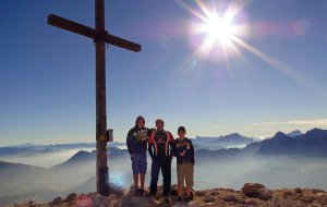 Bergsteigen mit Kindern