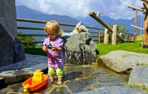 Bauernhofleben - Spielen am Wassergraben