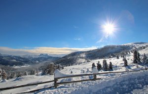 Schneeschuhwandern Dolomiten Südtirol