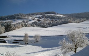 Winter auf dem Bauernhof in Südtirol